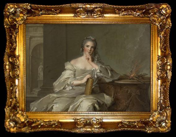 framed  Jjean-Marc nattier Princess Anne Henriette of France  The Fire, ta009-2